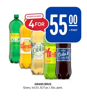 Rema 1000 GRANS BRUS tilbud