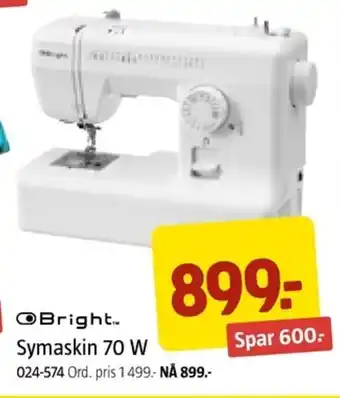 Jula Symaskin 70 W tilbud