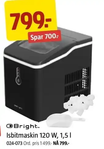 Jula OBright.. Isbitmaskin 120 W tilbud
