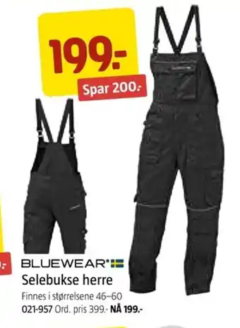 Jula BLUEWEAR' Selebukse herre tilbud