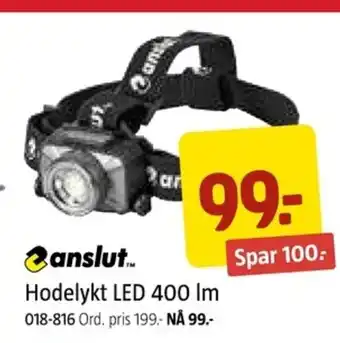 Jula Hodelykt LED 400 Im tilbud
