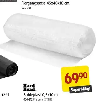 Jula Bobleplast 0,5x10 m tilbud