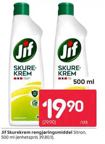 Rusta Jif Skurekrem rengjøringsmiddel tilbud