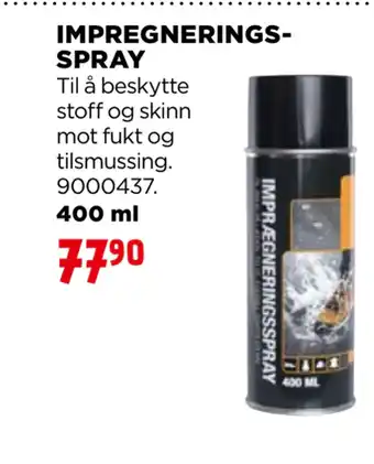 jem & fix IMPREGNERINGSSPRAY tilbud