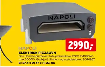 jem & fix ELEKTRISK PIZZAOVN tilbud