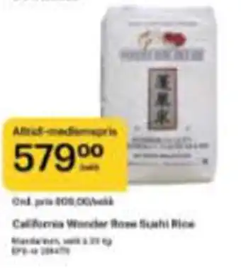 Storcash California Wonder Rose Sushi Rice tilbud