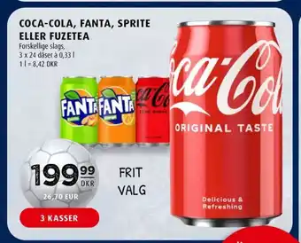 Scandinavian Park COCA-COLA, FANTA, SPRITE ELLER FUZETEA tilbud