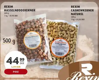 Scandinavian Park REXIM HASSELNØDDEKERNER tilbud