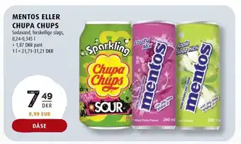 Scandinavian Park MENTOS ELLER CHUPA CHUPS tilbud