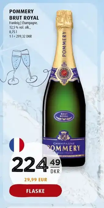 Scandinavian Park POMMERY BRUT ROYAL tilbud