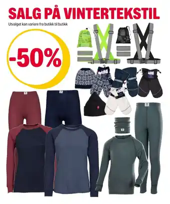 SALG PÅ VINTERTEKSTIL