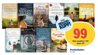 Coop Extra Pocketbøker tilbud