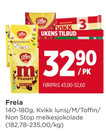 Meny Freia tilbud