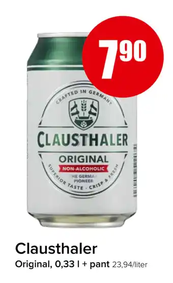 Spar Clausthaler tilbud