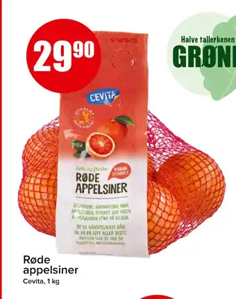 Spar Røde appelsiner tilbud