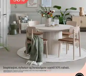 Møbelringen Chiba spisebord tilbud