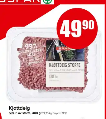 Spar Kjøttdeig tilbud