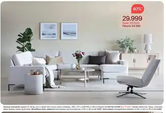 Møbelringen Passion modulsofa tilbud