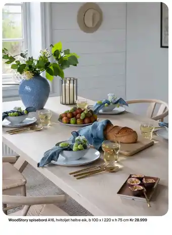Møbelringen WoodStory spisebord tilbud