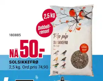 Europris SOLSIKKEFRØ tilbud