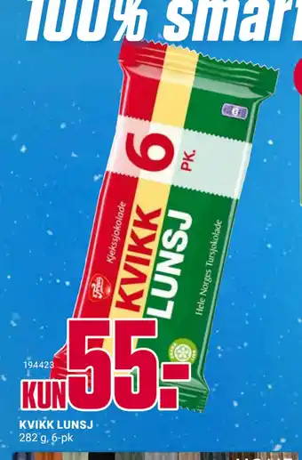 Europris KVIKK LUNSJ tilbud