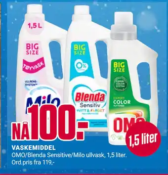 Europris VASKEMIDDEL tilbud