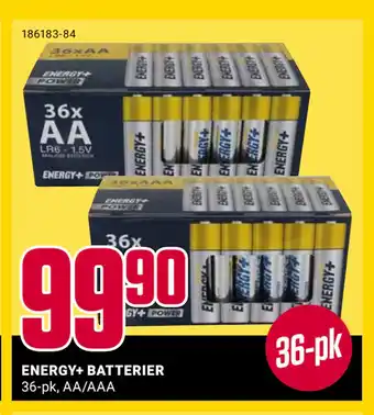 Europris ENERGY+ BATTERIER tilbud
