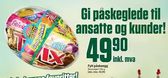 Europris Fylt påskeegg tilbud