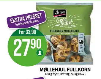 Kiwi MØLLEHJUL FULLKORN tilbud