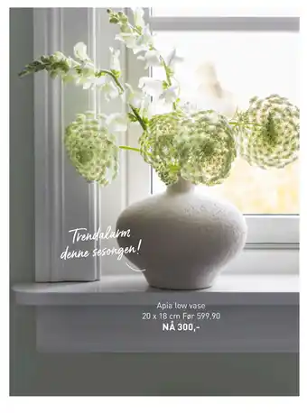 Kid Interiør Apia low vase tilbud