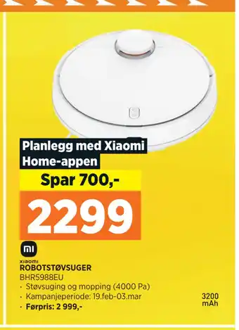 POWER ROBOTSTØVSUGER tilbud