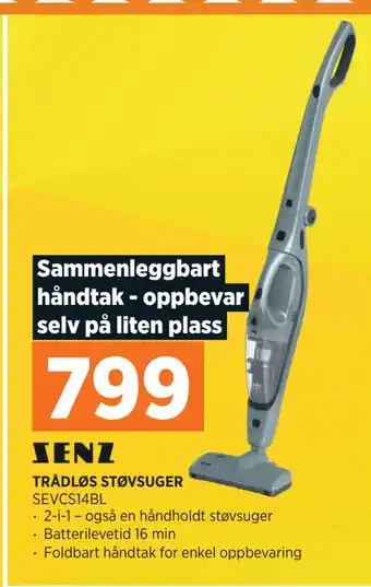 POWER TRÅDLØS STØVSUGER tilbud