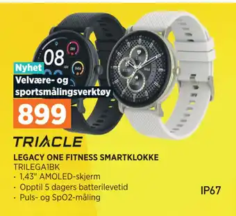 POWER LEGACY ONE FITNESS SMARTKLOKKE tilbud