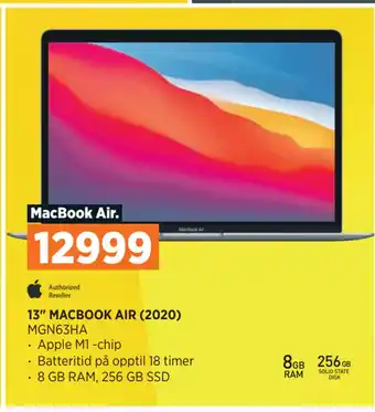 POWER 13 MACBOOK AIR (2020) tilbud