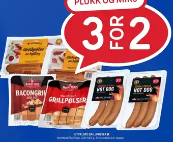Rema 1000 UTVALGTE GRILLPØLSER! tilbud