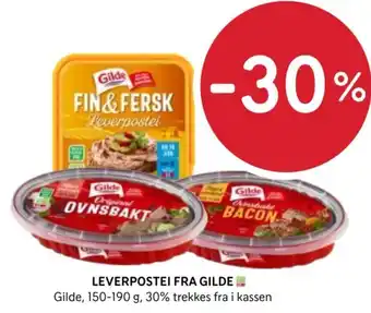 Rema 1000 LEVERPOSTEI FRA GILDE tilbud