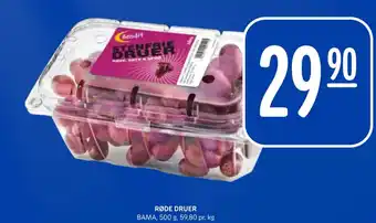 Rema 1000 RØDE DRUER tilbud
