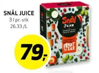 Bunnpris SNÅL JUICE tilbud