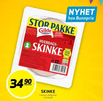 Bunnpris SKINKE tilbud
