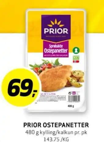 Bunnpris PRIOR OSTEPANETTER tilbud