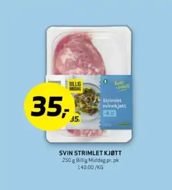 Bunnpris SVIN STRIMLET KJØTT tilbud