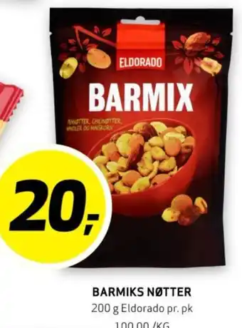 Bunnpris BARMIKS NØTTER tilbud