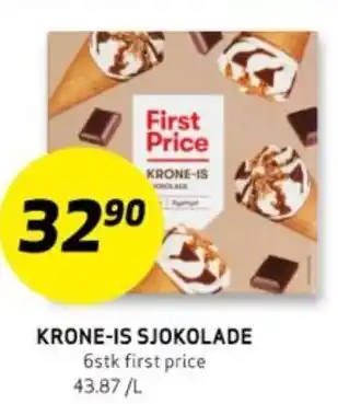 Bunnpris KRONE-IS SJOKOLADE tilbud