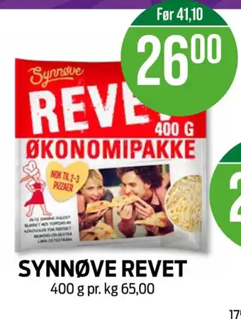 Kiwi Synnøve finden revet ost tilbud