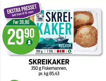 Kiwi Fiskemannen fiskekaker tilbud