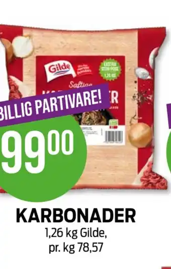Kiwi Gilde karbonader tilbud