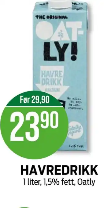 Kiwi Oatly havredrikk tilbud