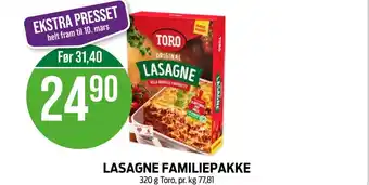 Kiwi Toro lasagne original tilbud