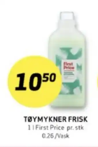 Bunnpris First price tøymykner tilbud