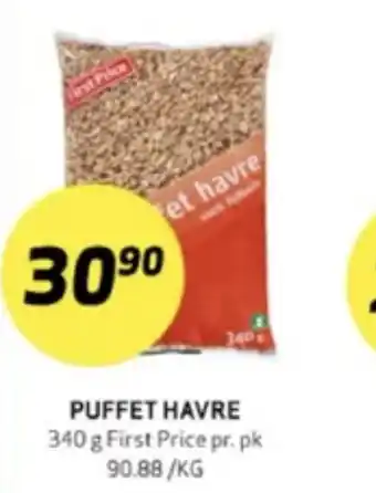 Bunnpris First price puffet havre tilbud